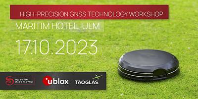 High Precision GNSS Seminar mit u-blox, Taoglas und SE