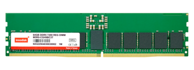 Innodisk: New DDR5 7200 RDIMM with Industry-Leading Reliability for Advanced AI Workloads