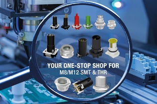 CONEC: M8/M12 SMT and THR connector portfolio for industrial electronics